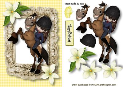 My Best Friend, in Frilly Frame