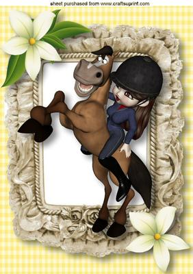 My Best Friend in Frilly Frame, A4