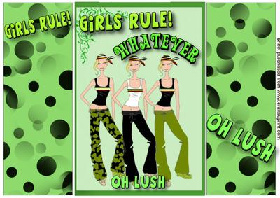 Girls with Attitude, "whatever" Gatefold