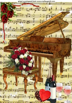 Happy Anniversary with Red Roses A4