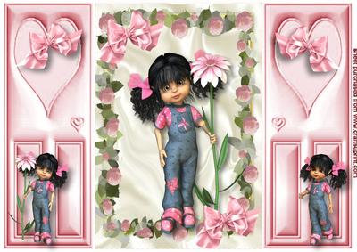 Sweet Kiki in Rose Frame Gatefold
