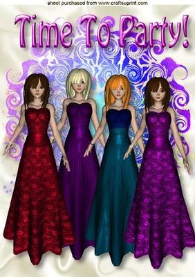 Ladies It's Time to Party! A4