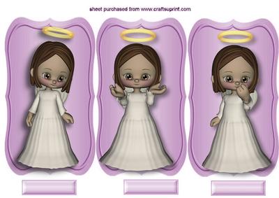 Cute Gumdrop Angel Toppers