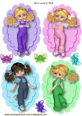 Pretty Kiki Girl Toppers