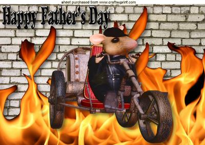 House Mouse on a Trike, Father's Day A4
