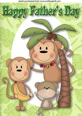 Playful Monkey's Family Fun, A4
