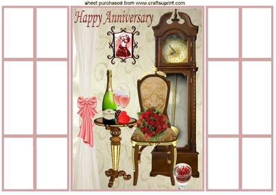 Champagne, Strawberries, & Roses, French Doors Gatefold