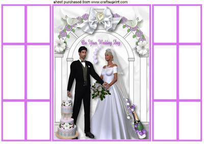 To the Happy Couple, French Door Gatefold