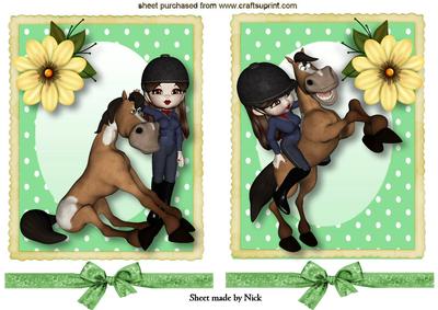 I Love My Horse, Toppers