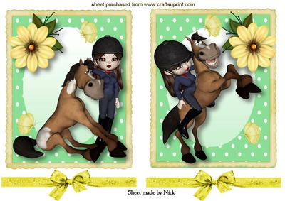 I Love My Pet Horse, Toppers