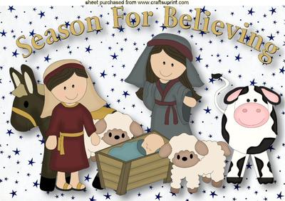 Baby in the Manger A4