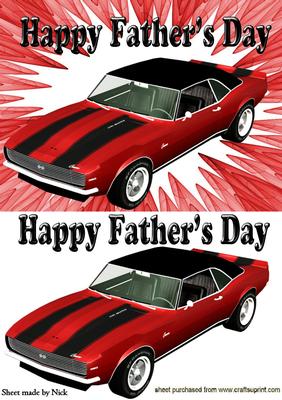 Red Sports Car! for Father's Day