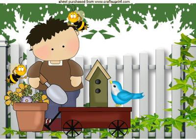 I Love My Garden A4