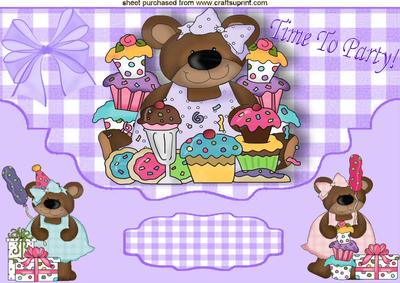 Time to Party with My Beary Friends, A4