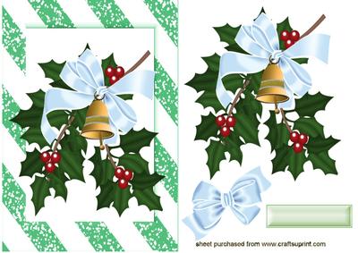 Green Holly and Bells