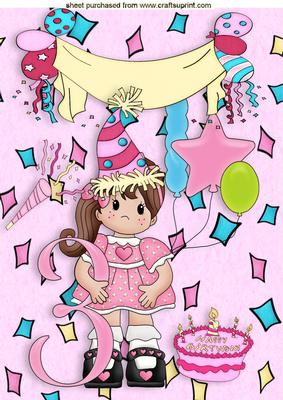 I Am 3 Today, Happy Birthday to Me! A4