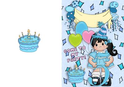 Come to My Party I Am 5 Today, A5