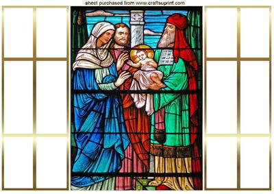 Baby Jesus, Christmas Nativity, French Gatefold