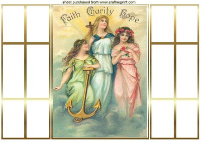 Faith, Hope and Charity,french Gatefold