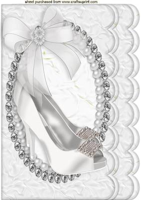 White Diamond Shoes, Diamond Frame A4