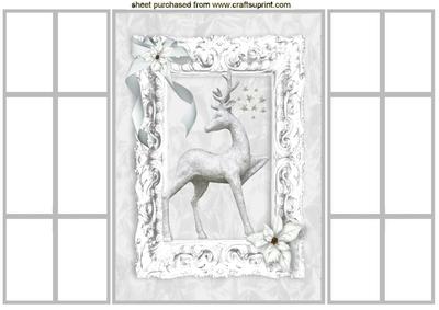 Silver Reindeer, French Doors Gatefold