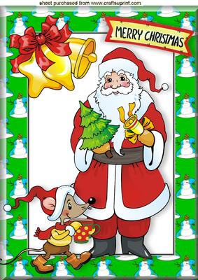 A Nice Cuppa for You Santa, A4
