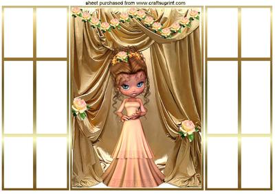 Pretty in Peach French Door Gatefold