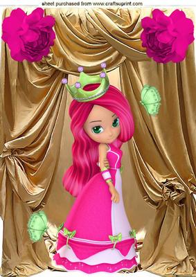 Pretty Princess with Butterflies A4