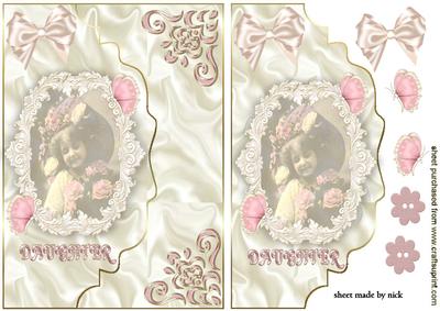Beautiful Cameo of a Vintage Girl, for a Lovely Daughter