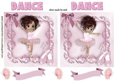 Sweet Little Ballerina Toppers with Shoes