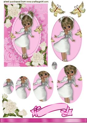 Sweet Little Lady in White, Oval Pyramids