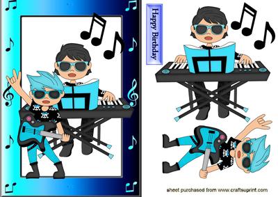 Music Rocks, in Funky Colours
