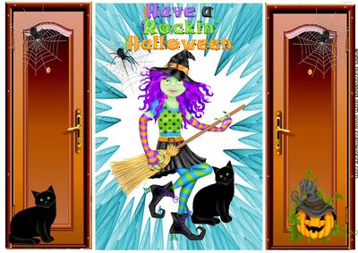 Have a Rockin Halloween, Gatefold