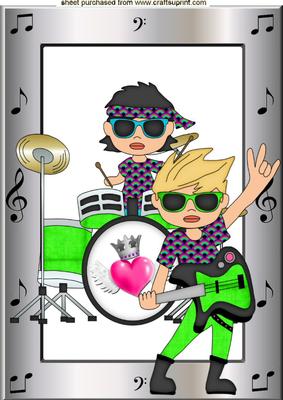 Funky Kids in Green , Music Band A4