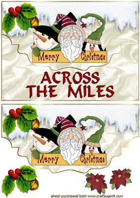 Christmas Santa and Friends Across the Miles
