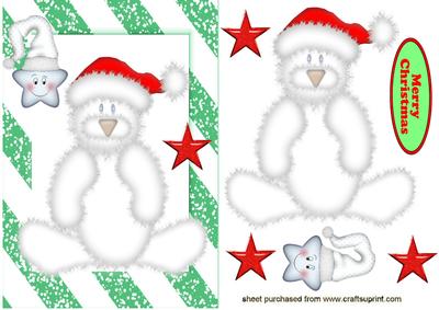 White Polar Bear with Cheeky Star