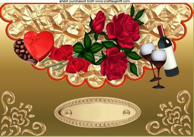 Celebration Time, Roses, Choc and Champagne