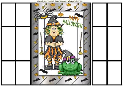 Witchywoo and Her Pet Frog in French Gatefold