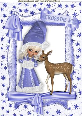 Across the Miles, Sweet Girl and Reindeer A4