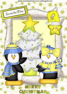 Across the Miles, Cute Penguin's and Cheeky Star A4