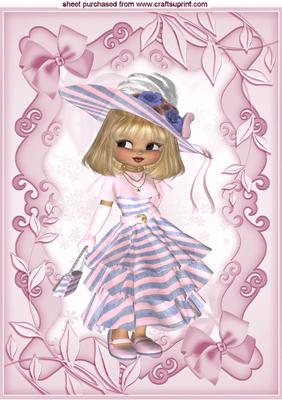 All Dressed Up for Sunday Best, Pretty in Pink A4