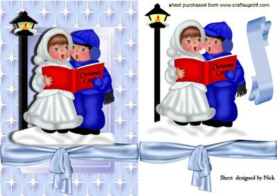 Carol Singers in Star Frame