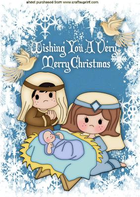 Sweet Baby Jesus, Nativity Scene A4