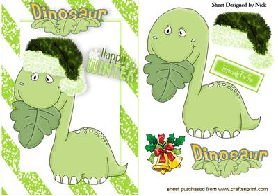 Even Dinosaurs Celebrate Christmas