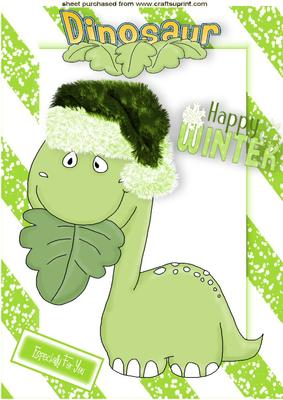 Even Dinosaurs Celebrate Christmas A4