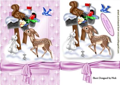 Animals of the Forest in Winter