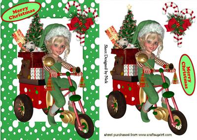 Santa's Helper with Lovely Presents