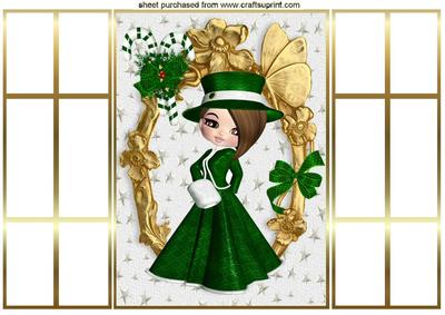 All Dressed Up in Green, French Gatefold
