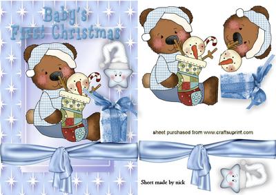 Babies First Christmas with Cheeky Star