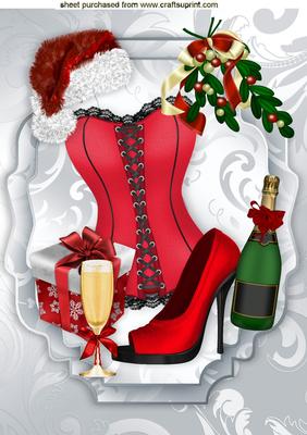 Go Girl! Time to Party! It's Christmas Time A4